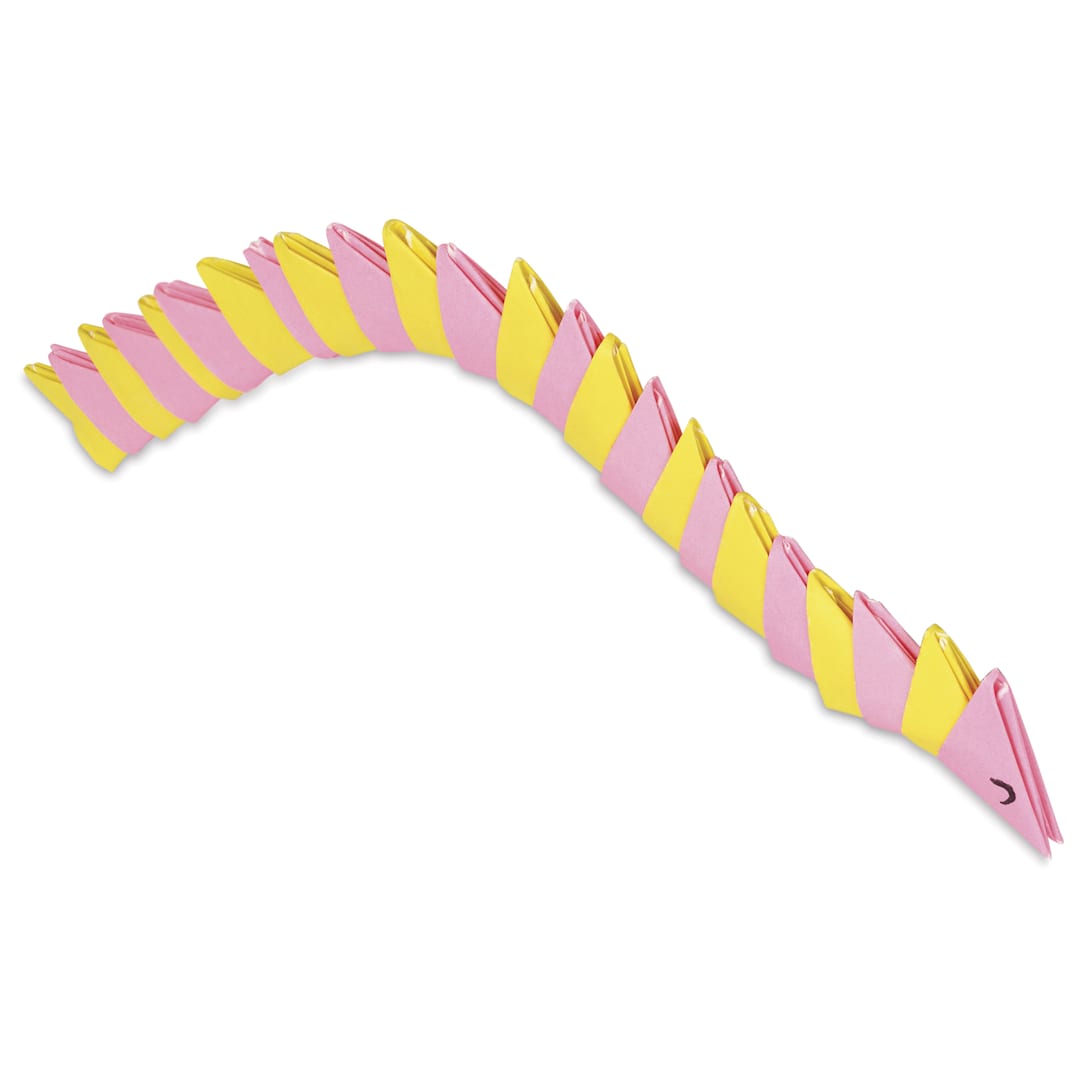 Open in modal - Aitoh Koorigami 3D Origami Kit - Caterpillar, finished