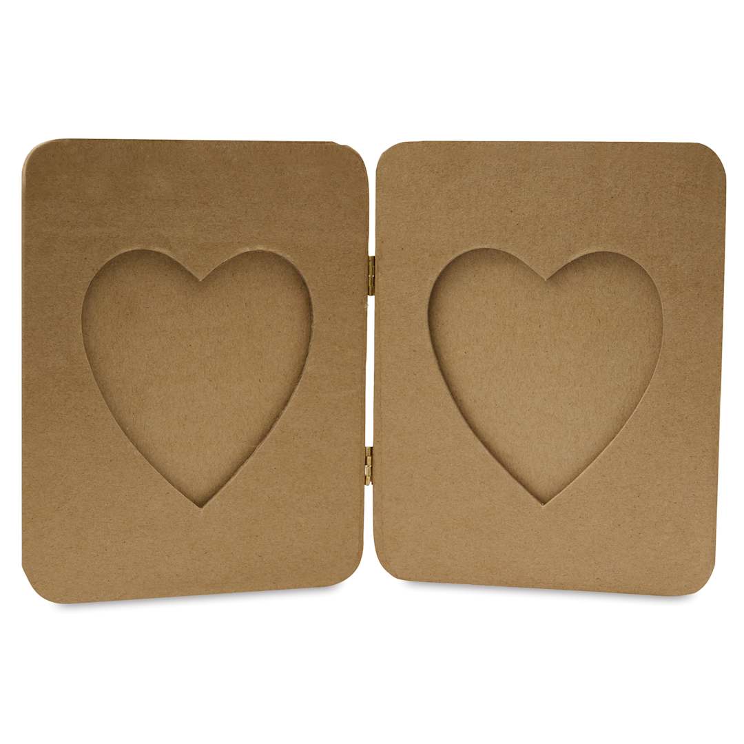 Open in modal - Decopatch Paper Mache Photo Album Frame - 7" x 5.5" x 0.59", opened