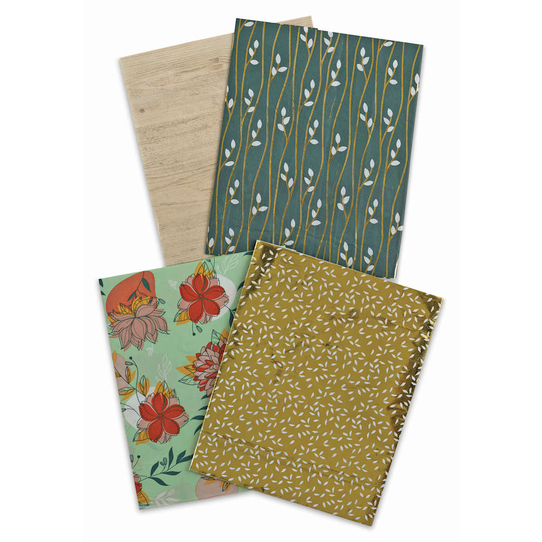Open in modal - Decopatch Mix & Patch Paper Assortment - Set of 4, Natural, 30 cm x 40 cm