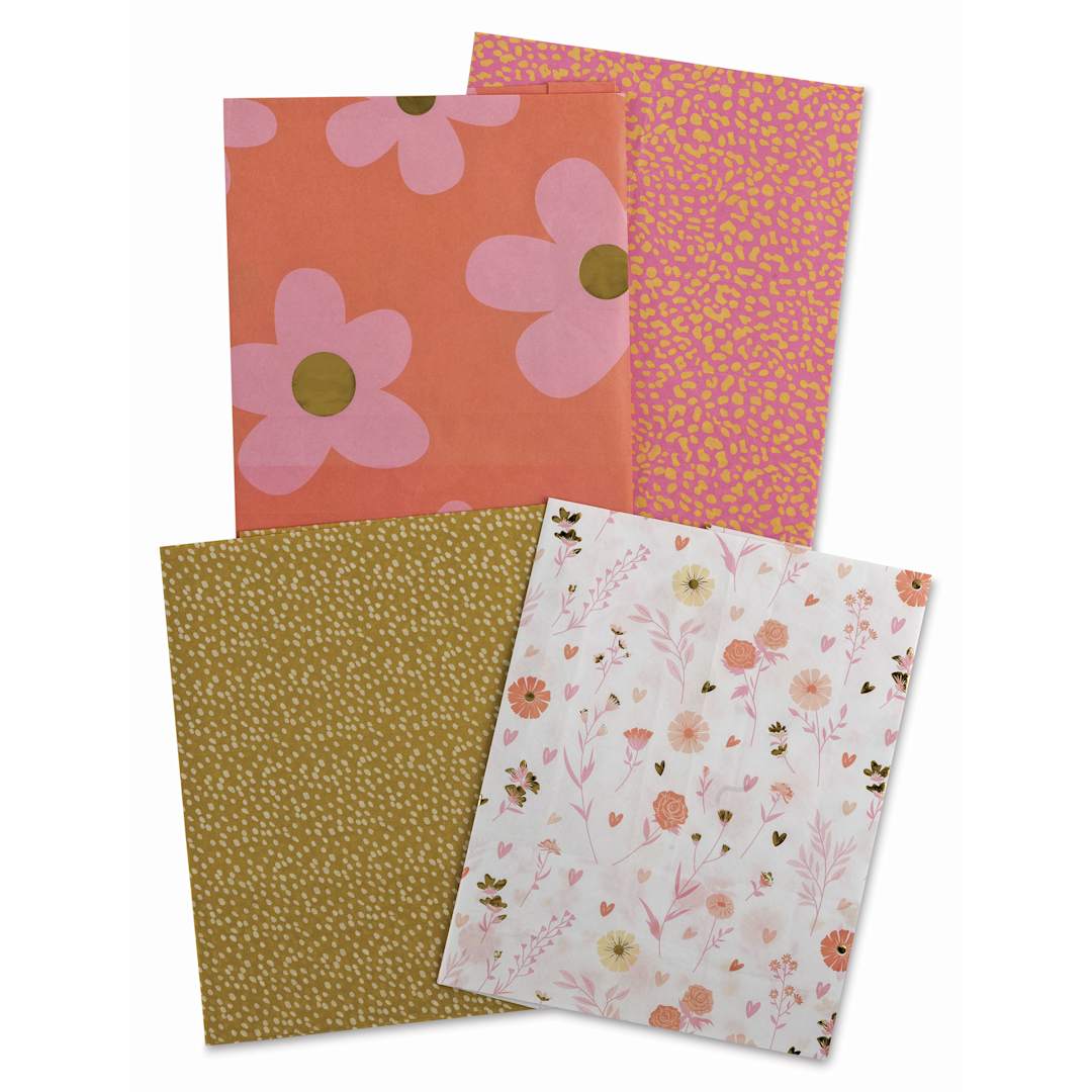 Open in modal - Decopatch Mix & Patch Paper Assortment - Set of 4, Sweet Hour, 30 cm x 40 cm