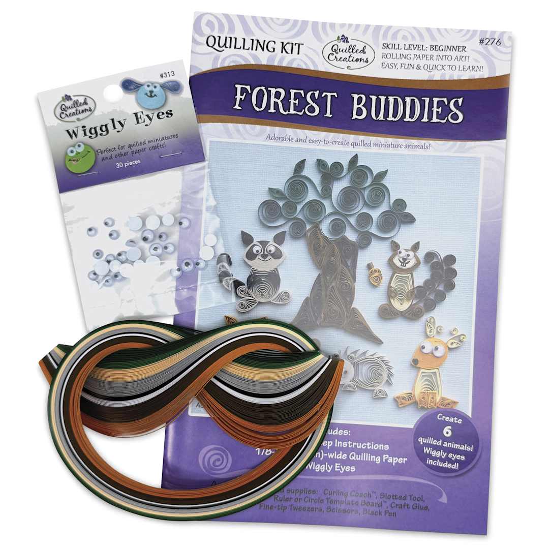 Open in modal - Quilled Creations Quilling Kit - Forest Buddies