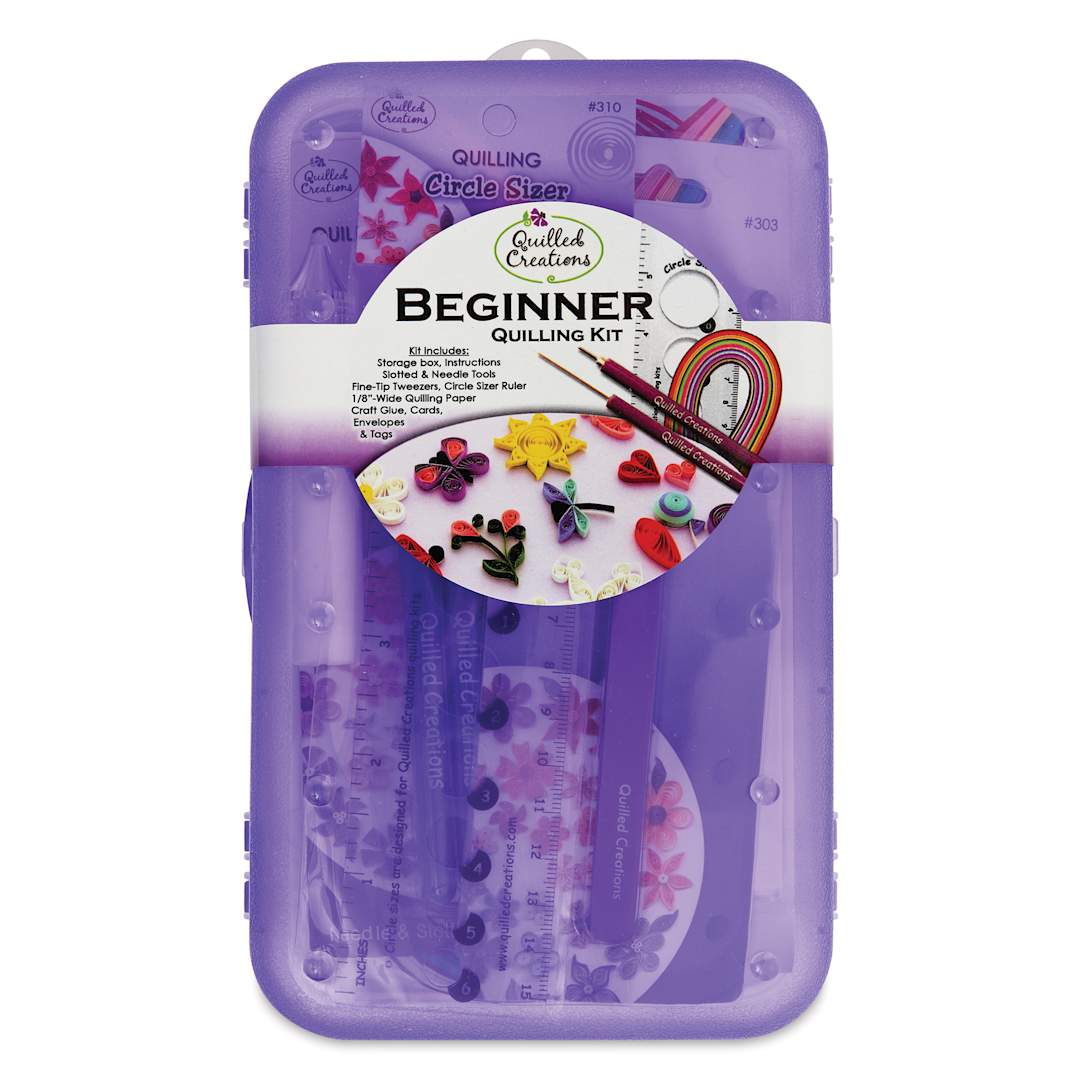 Open in modal - Quilled Creations Quilling Beginner Kit - front of packaging