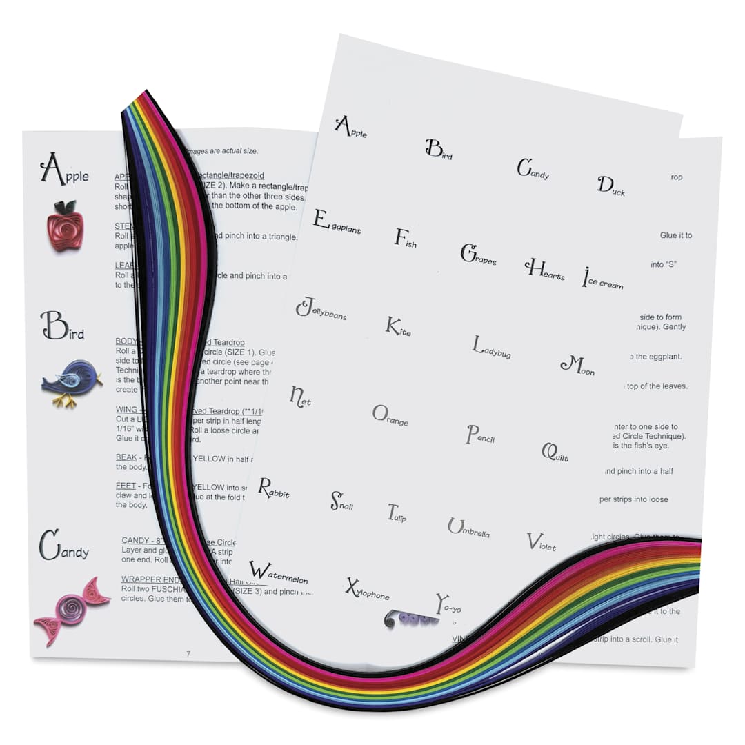 Open in modal - Quilled Creations Quilling Kit - A to Z