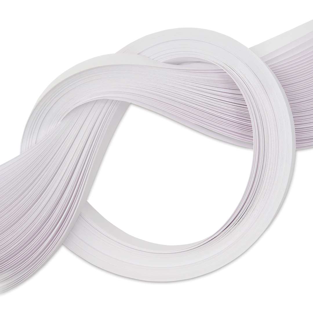 Open in modal - Quilled Creations Premium Quilling Paper - Pkg of 50, Bright White, 1/4"
