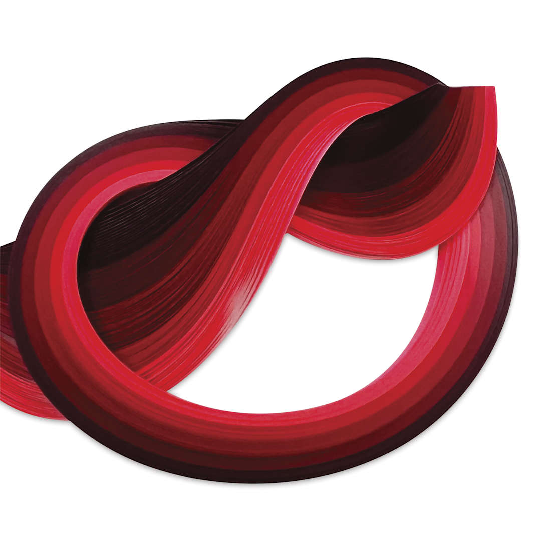 Open in modal - Quilled Creations Mixed Quilling Papers - Red Shades, Pkg of 100