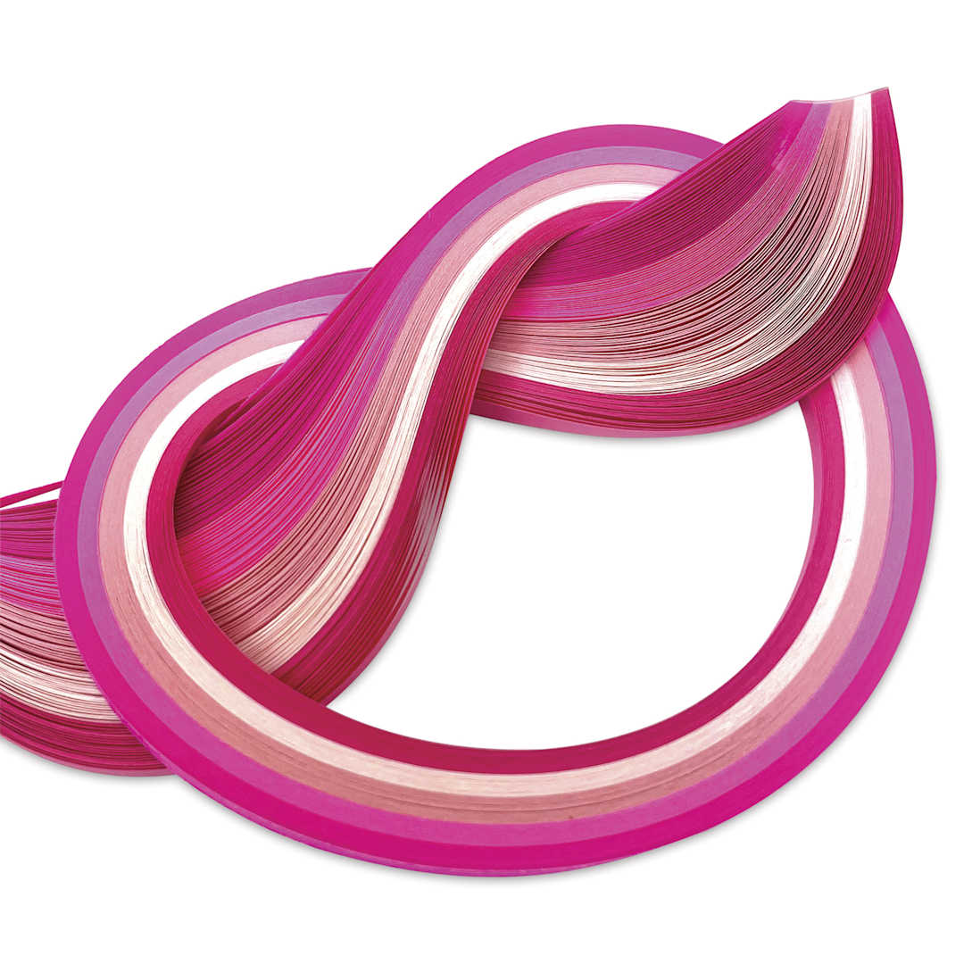 Open in modal - Quilled Creations Mixed Quilling Papers - Pink Shades, Pkg of 100