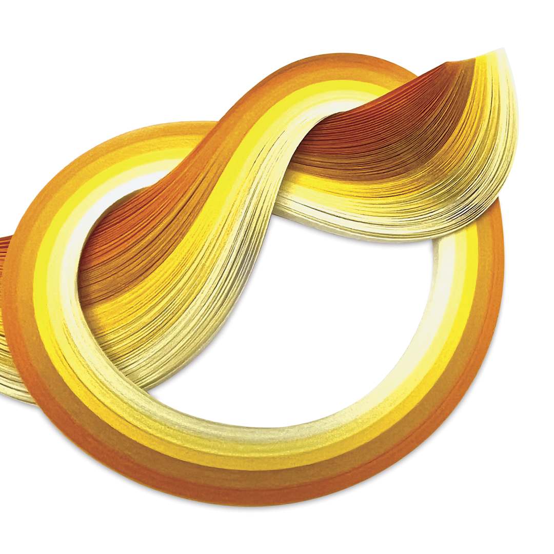 Open in modal - Quilled Creations Mixed Quilling Papers - Yellow Shades, Pkg of 100