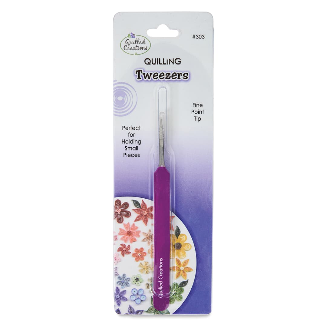 Open in modal - Quilled Creations Quilling Tweezers - front of packaging