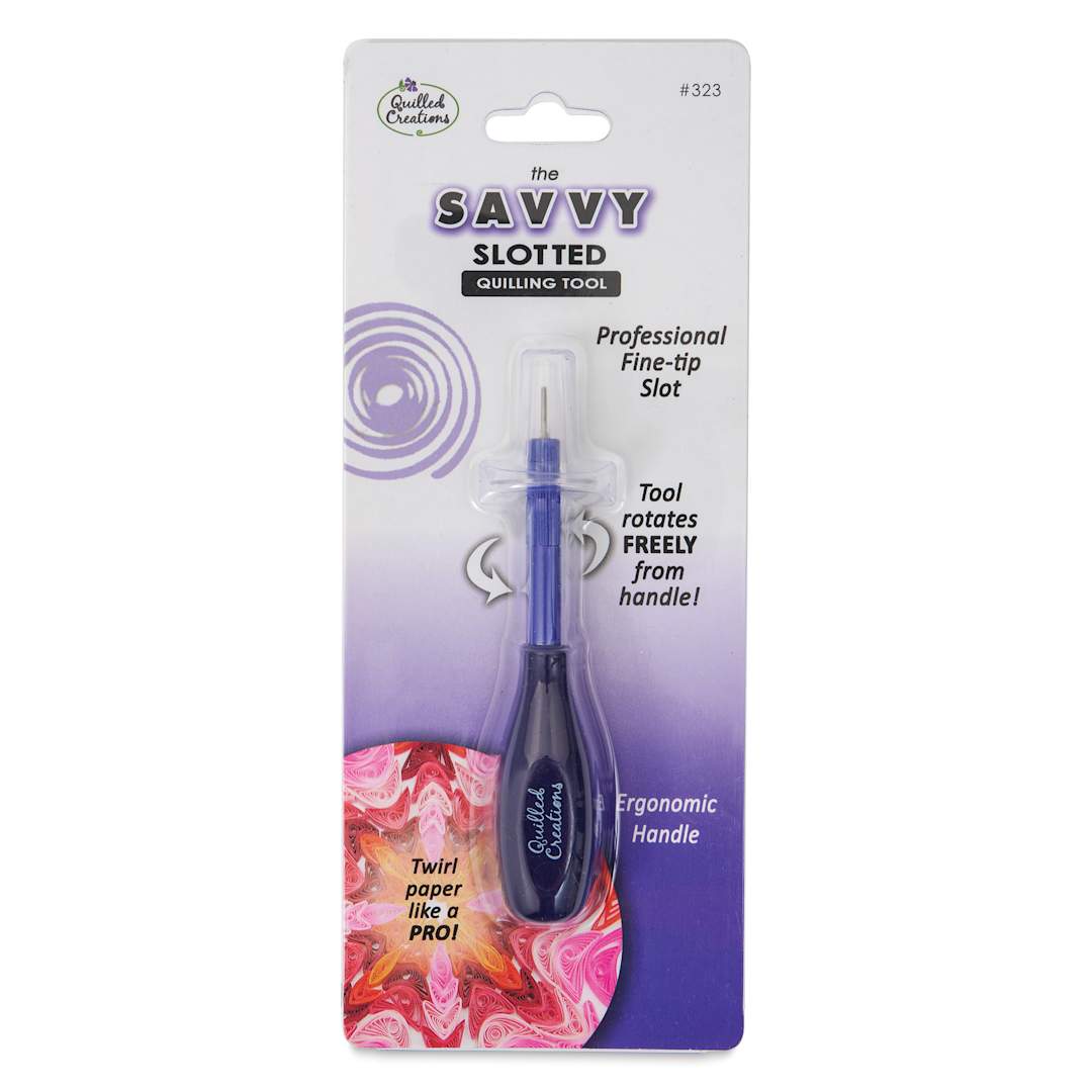 Open in modal - Quilled Creations Savvy Slotted Tool - front of packaging