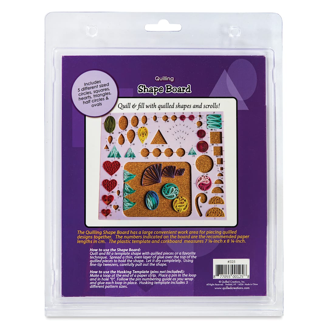 Open in modal - Quilled Creations Quilling Shape Board - front of packaging