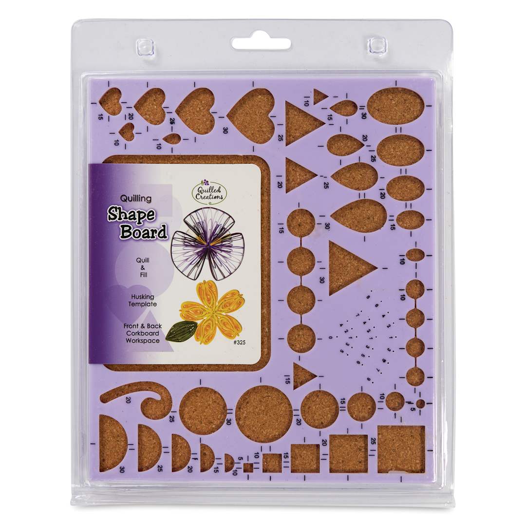 Open in modal - Quilled Creations Quilling Shape Board - back of packaging