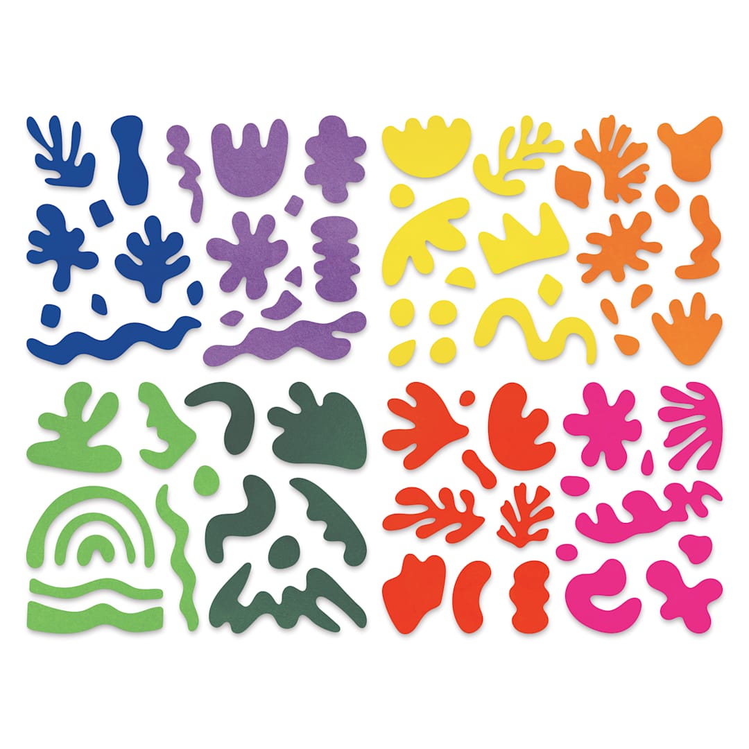 Open in modal - Roylco Matisse Collage Shapes - Pkg of 148