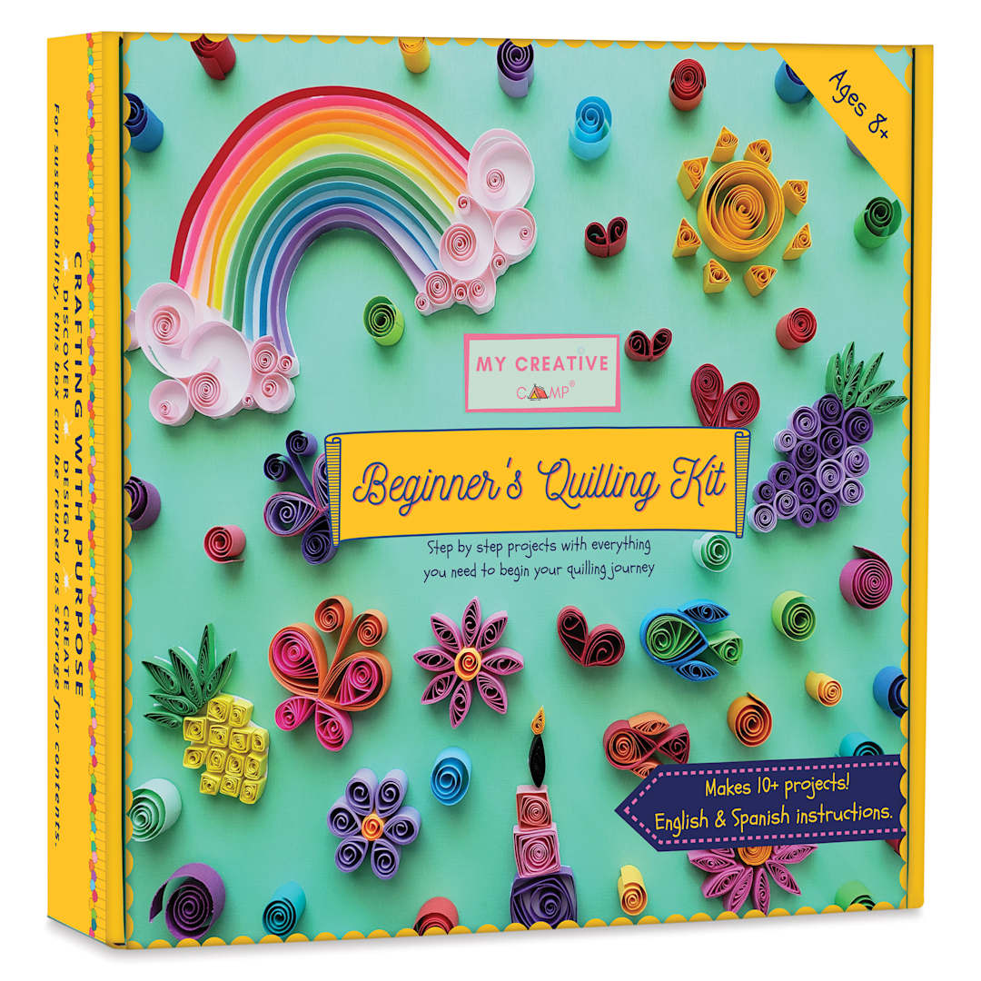 Open in modal - My Creative Camp Beginner's Quilling Kit front of packaging