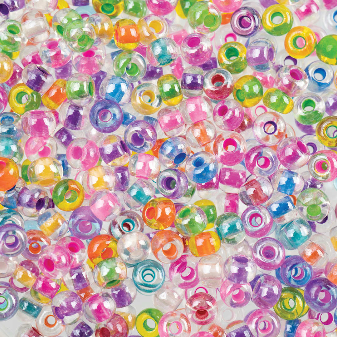 Open in modal - John Bead 6/0 Czech Glass Seed Beads - Think Pink Mix