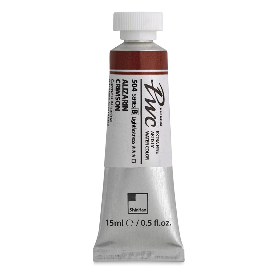 Open in modal - ShinHan PWC Extra Fine Professional Watercolor - Alizarin Crimson, 15 ml, Tube