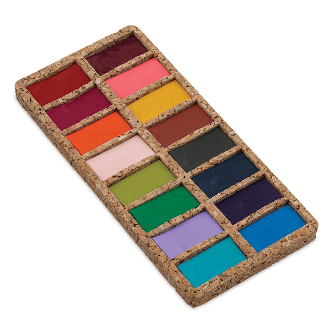 Open in modal - Viviva Watercolor Paint Pan Set - Spring, Set of 16