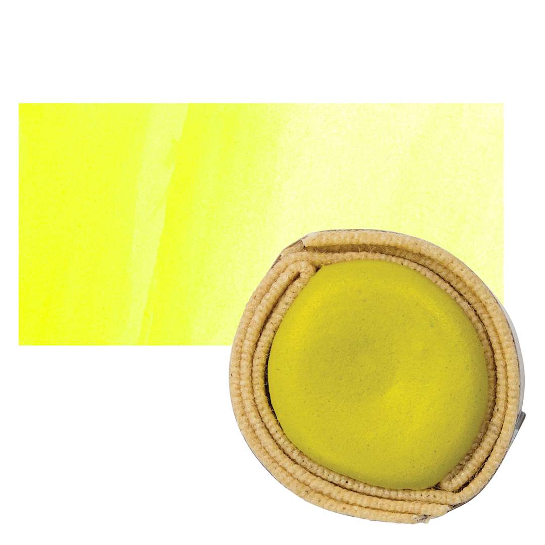 Open in modal - Beam Paints Watercolor Paintstone - Grasshopper stone and swatch