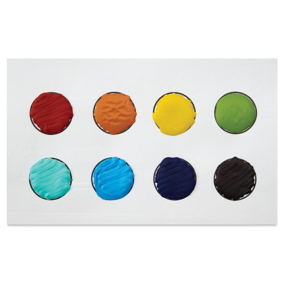 Open in modal - Beam Watercolor Travel Dot Card - 8 Colors, Tisgeh'dah Children's Palette