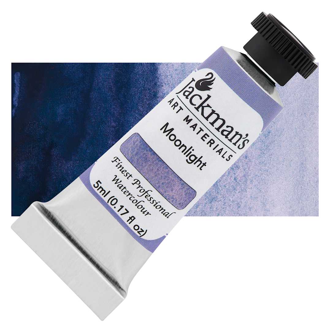 Open in modal - Jackman's Finest Professional Watercolour - Moonlight, 5 ml Tube and Swatch