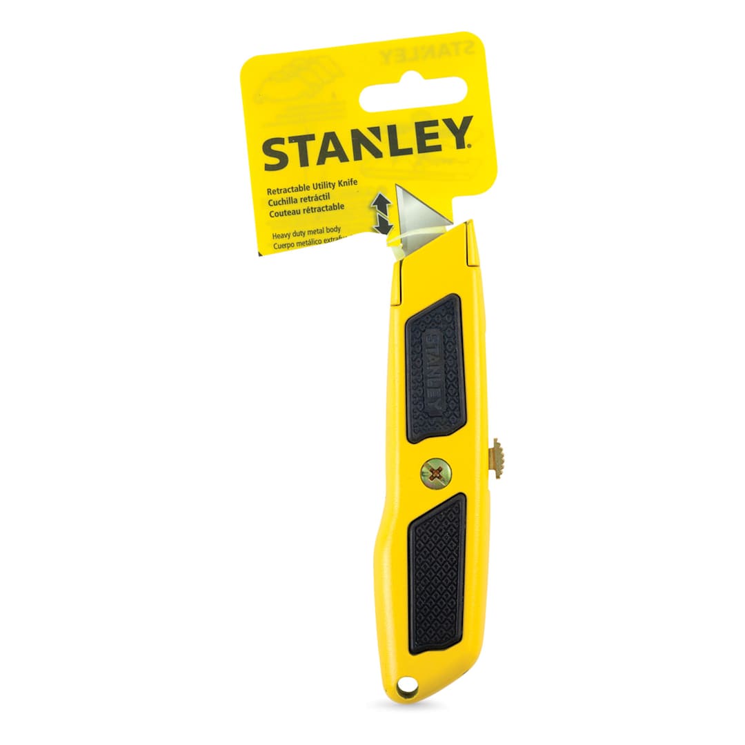 Open in modal - Stanley Dynagrip Retractable Utility Knife, in packaging