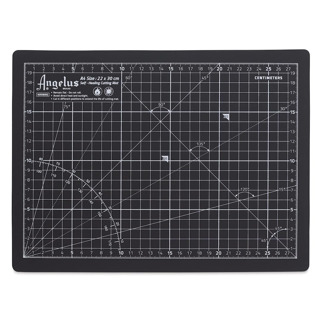 Open in modal - Angelus Self-Healing Cutting Mat - 12" x 18" - centimeter side