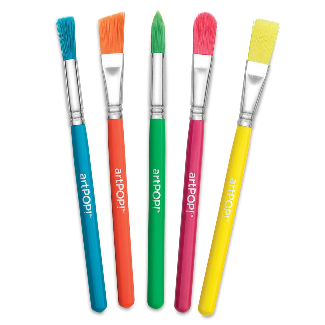 Open in modal - artPOP! Kids Rainbow Brush Set