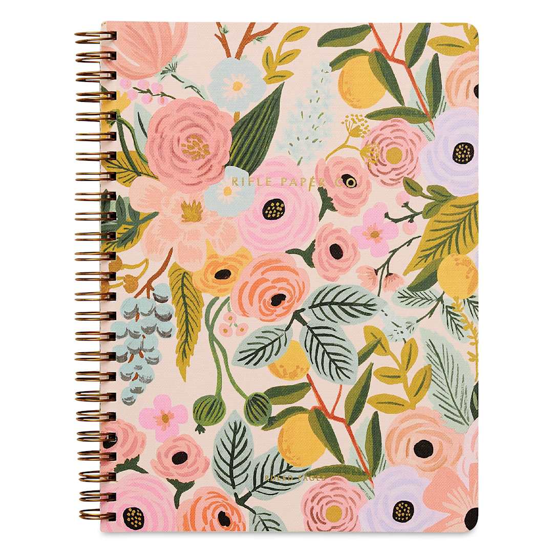 Open in modal - Rifle Paper Co Spiral Notebook - Garden Party, 6-1/4" x 8-1/4"