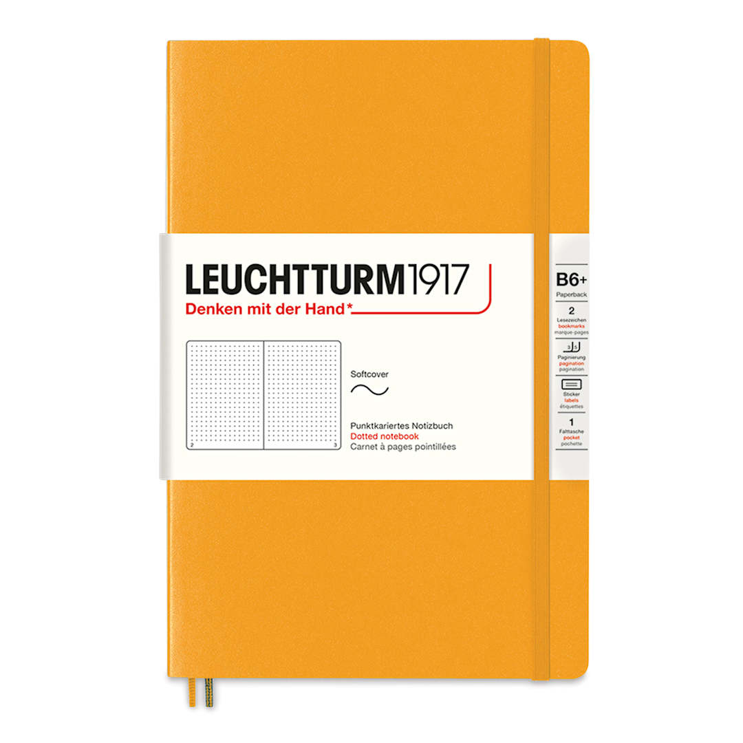 Open in modal - Leuchtturm1917 Dotted Softcover Notebook - Rising Sun, 5" x 7-1/2"