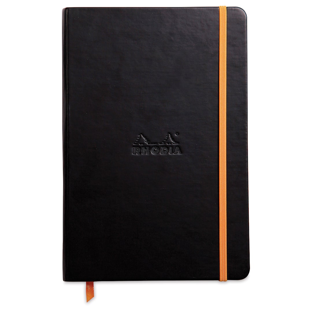 Open in modal - Rhodiarama Hardcover Notebook - Black, A5