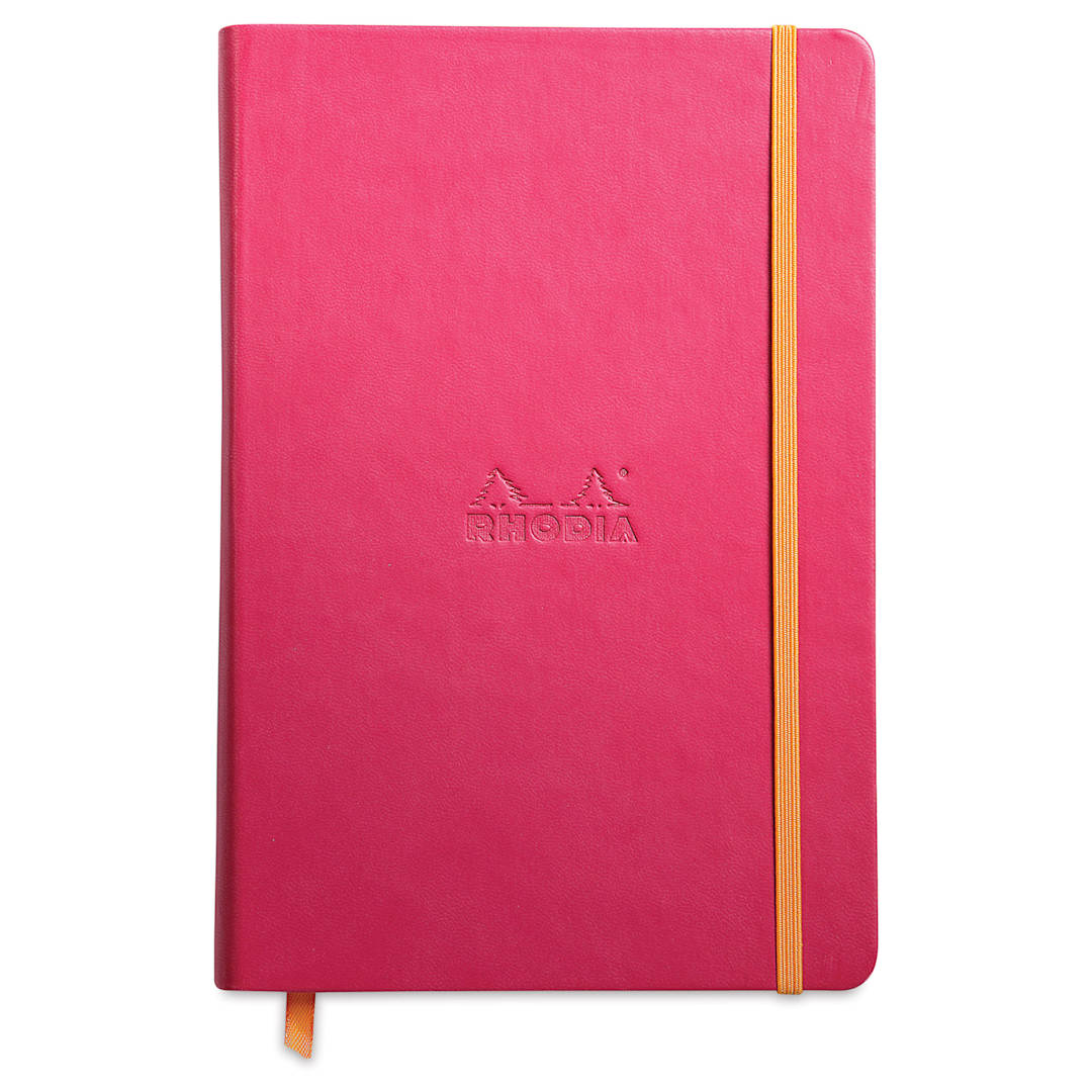 Open in modal - Rhodiarama Hardcover Notebook - Raspberry, A5