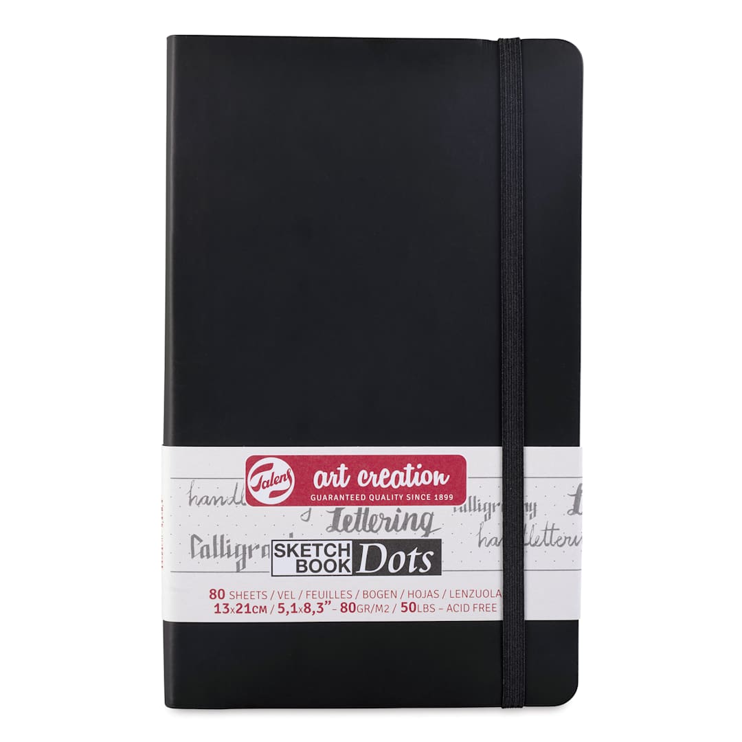 Open in modal - Talens Art Creations Dotted Sketchbook - 5-1/10" x 8-3/10", front cover