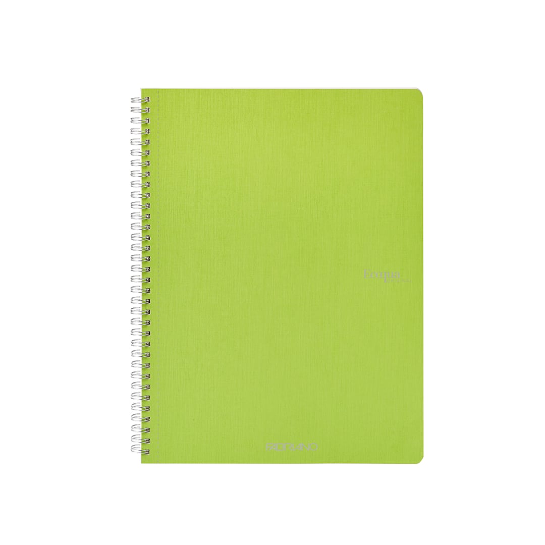 Open in modal - Fabriano Eco Qua Spiral Blank Lime - 70 Shts./Bk.