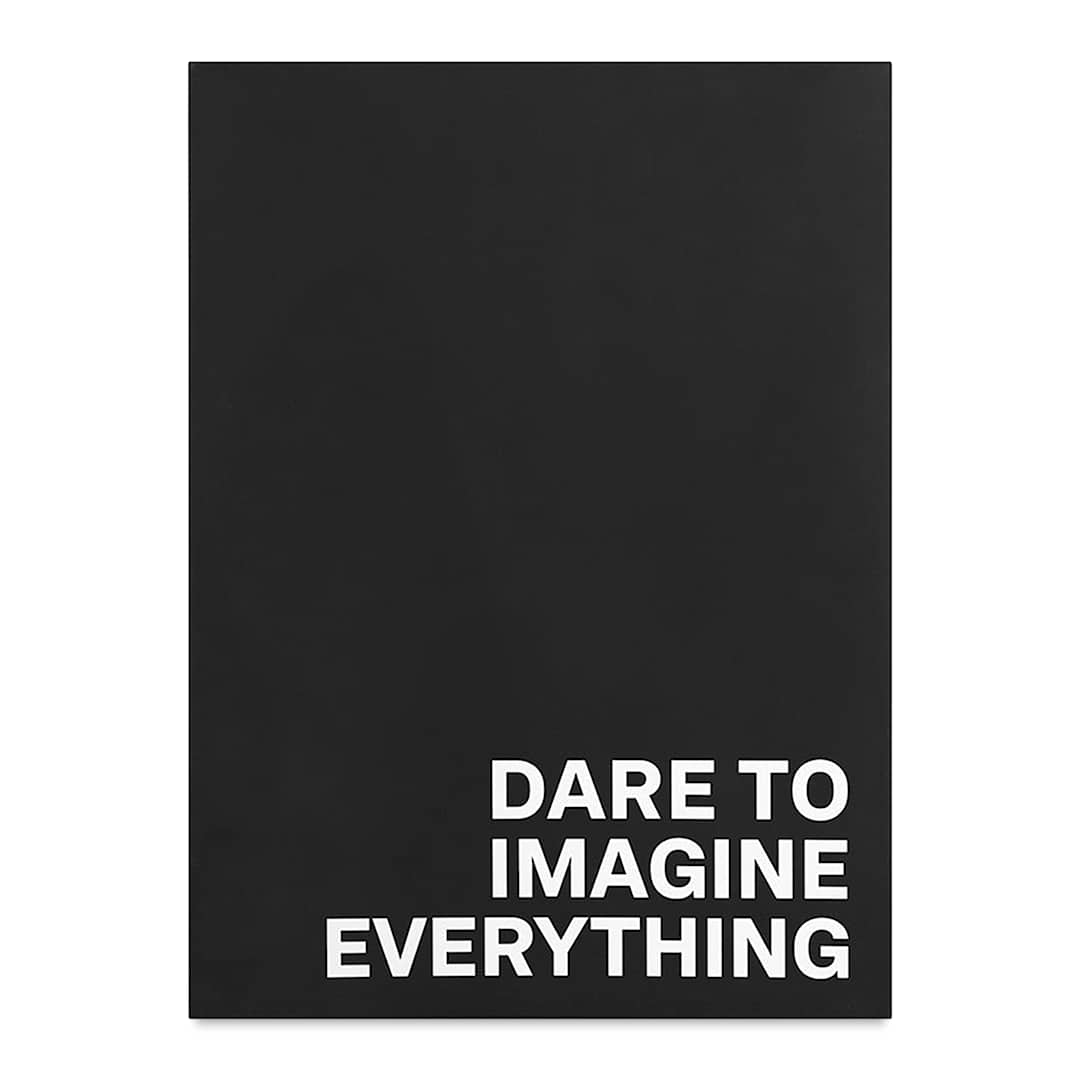 Open in modal - Gry Mattr Multi-Use Quote Notebook - Jet, front cover