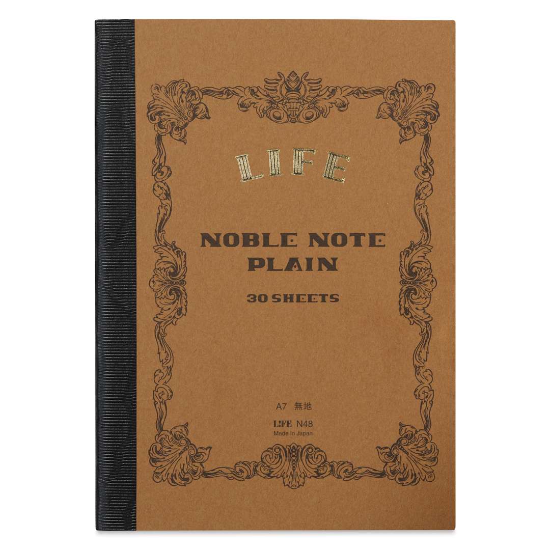 Open in modal - Life Noble Notebook - 3" x 4", A7, Brown, Blank, front cover