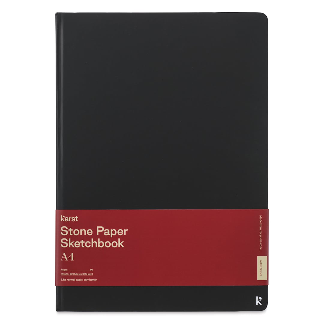 Open in modal - Karst Stone Paper Sketchbook - A4, 8-3/10" x 11-7/10", 96 Pages, front