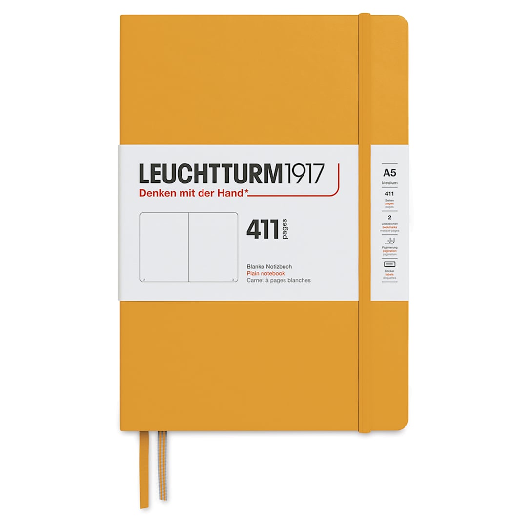Open in modal - Leuchtturm1917 411 Notebook - Rising Sun, 5-3/4" x 8-1/4", Blank