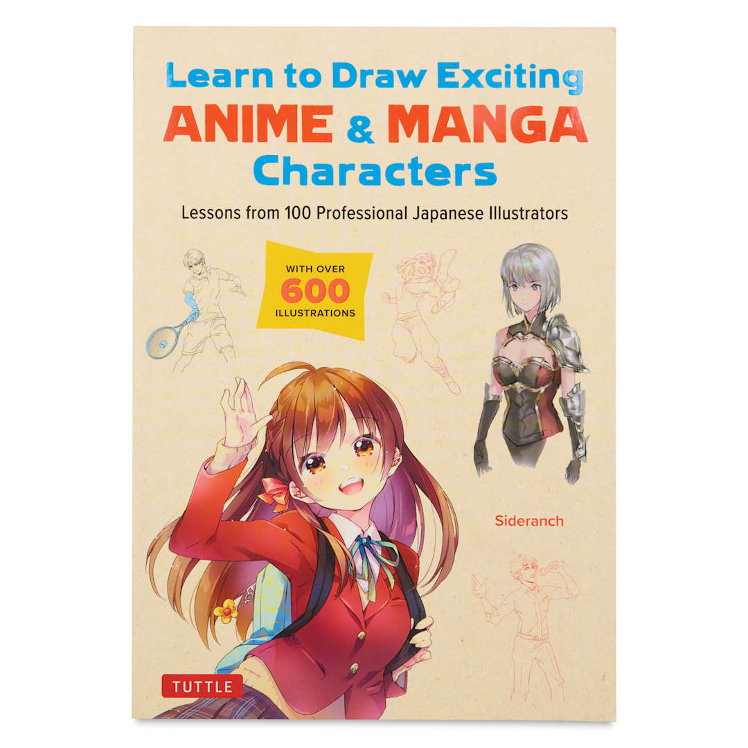 Open in modal - Learn to Draw Exciting Anime & Manga Characters, front cover