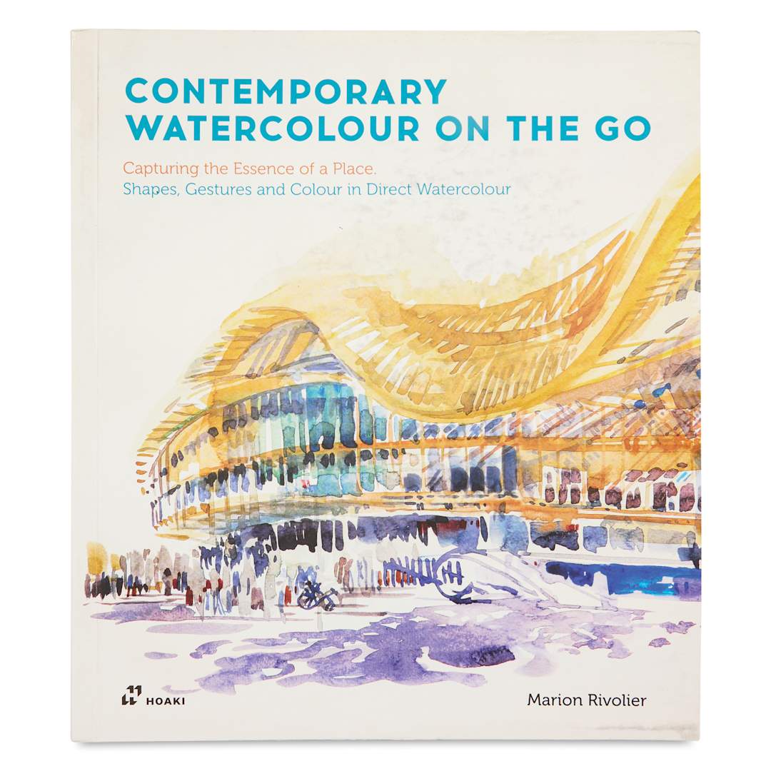 Open in modal - Contemporary Watecolour on the Go, front cover