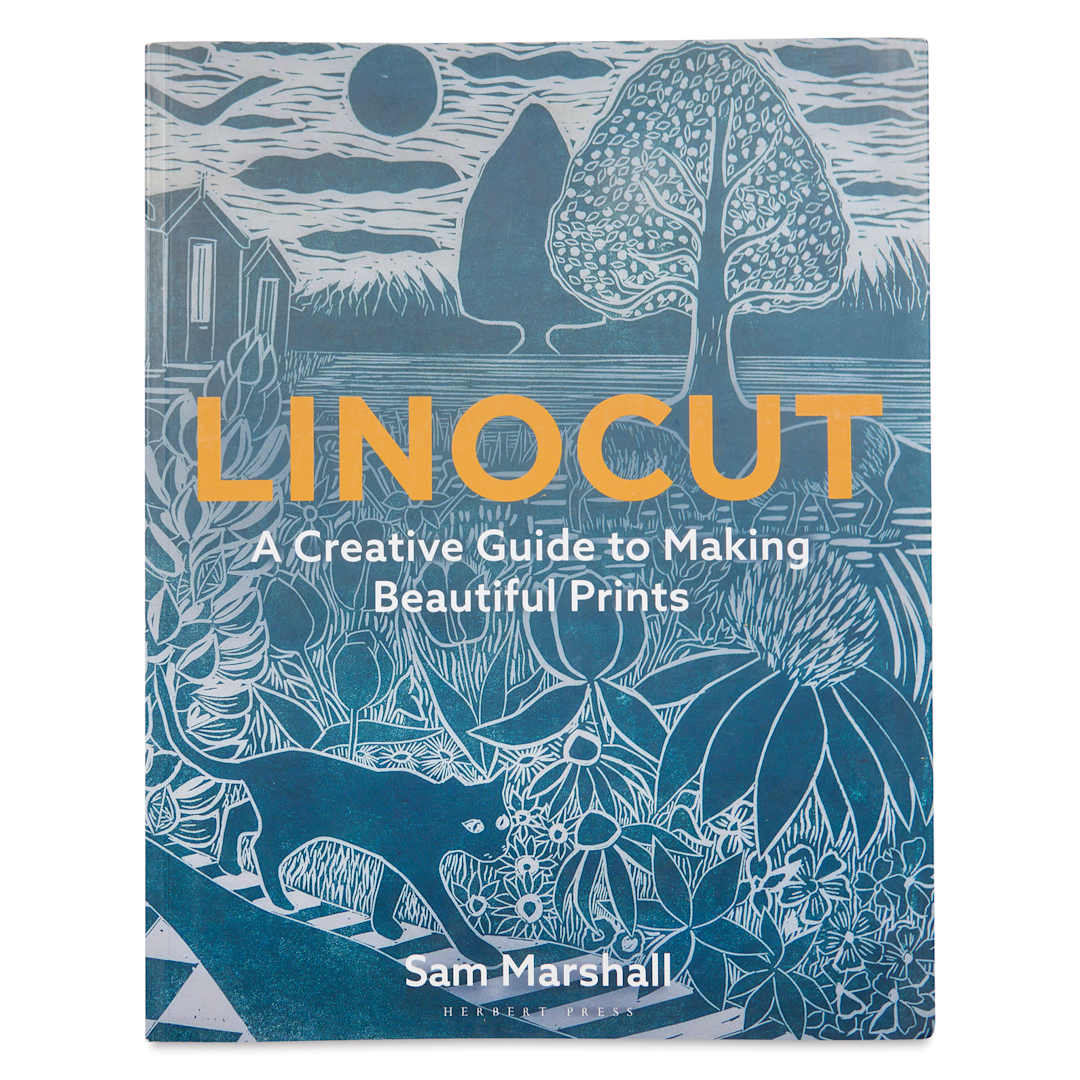 Open in modal - Linocut: A Creative Guide to Making Beautiful Prints, front cover