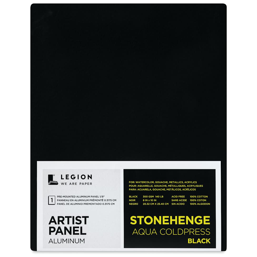 Open in modal - Legion Stonehenge Aqua Aluminum Black Panel - 5" x 7"