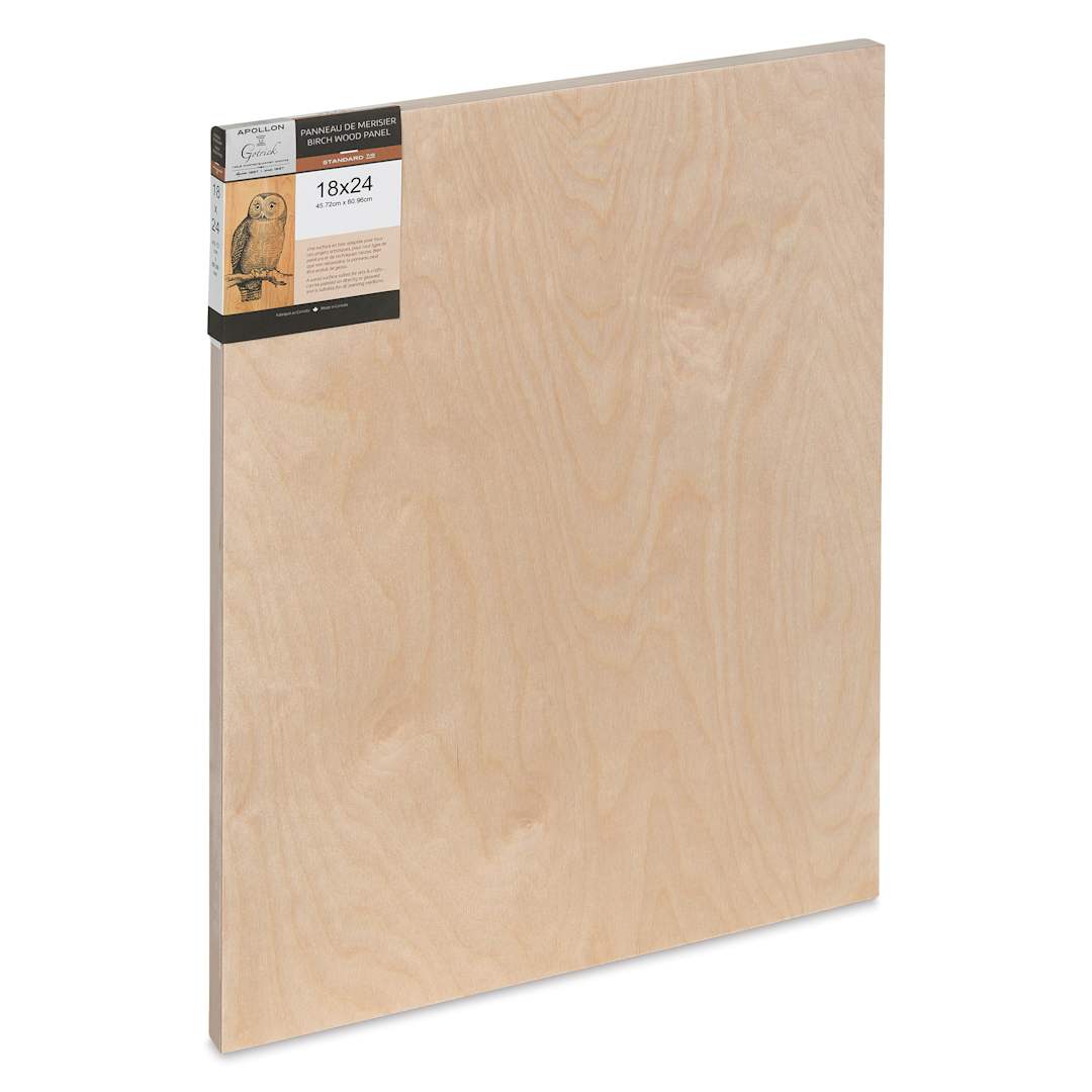 Open in modal - Apollon Gotrick Cradled Wood Panel - 18" x 24", 1" Profile