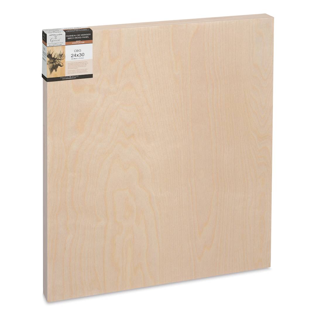 Open in modal - Apollon Gotrick Cradled Wood Panel - 24" x 30", 1-5/8" Profile