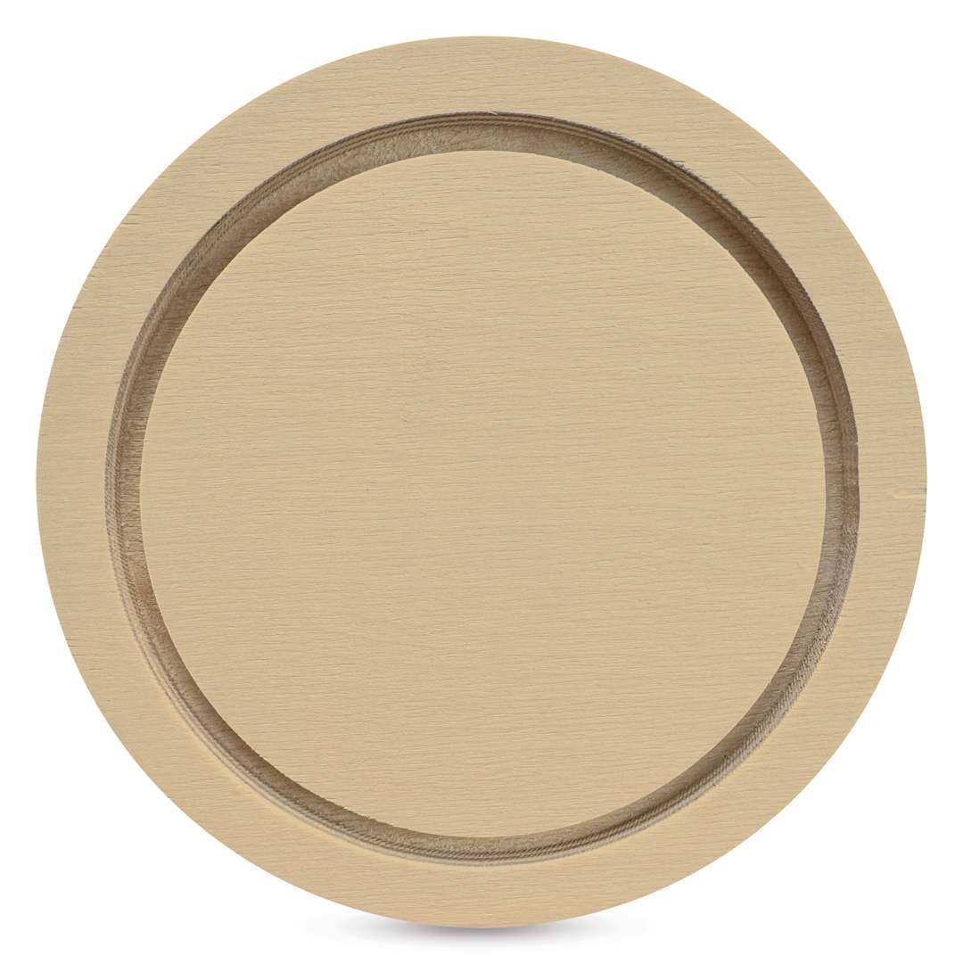Open in modal - Trekell Round Wood Floater Panel - 5" Dia, 1/2" Profile