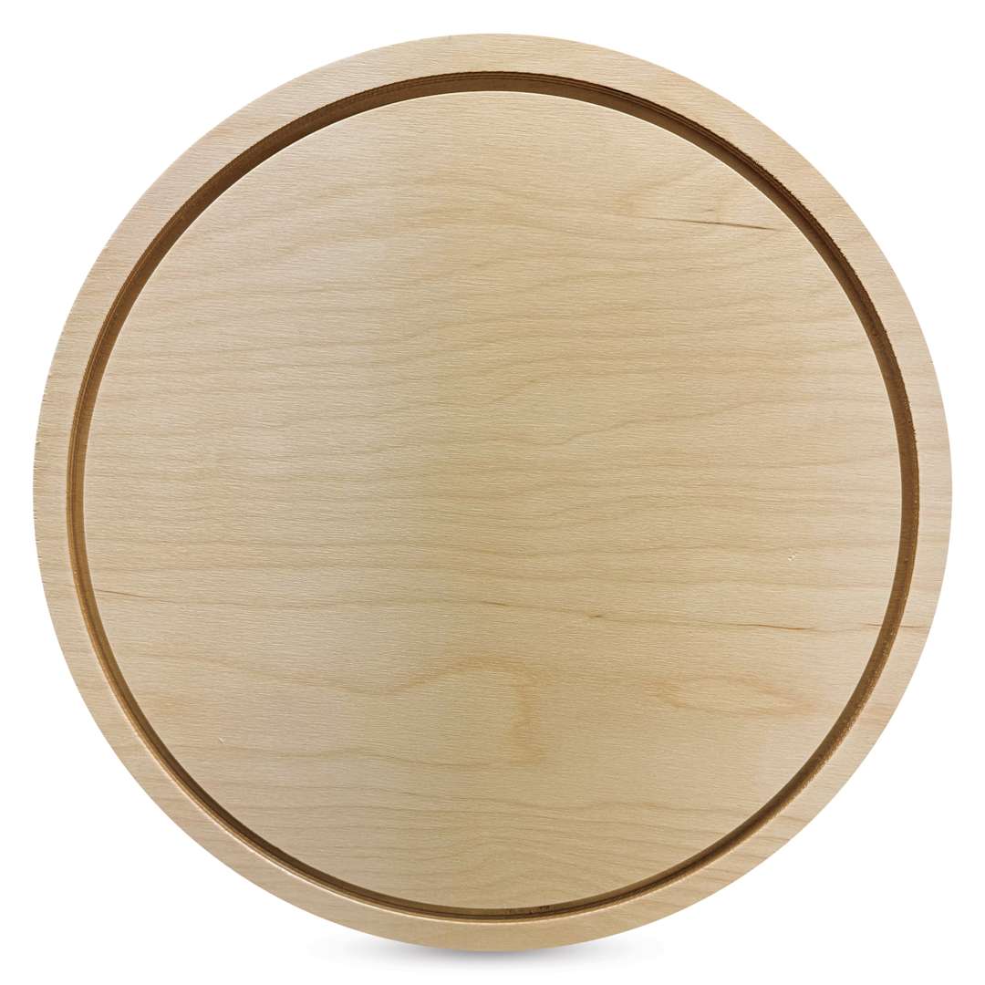 Open in modal - Trekell Round Wood Floater Panel - 12" Dia, 1/2" Profile