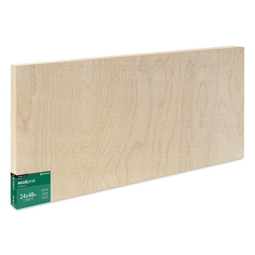 Open in modal - Ampersand Woodpanel - 24 x 48", 1-1/2" Cradle