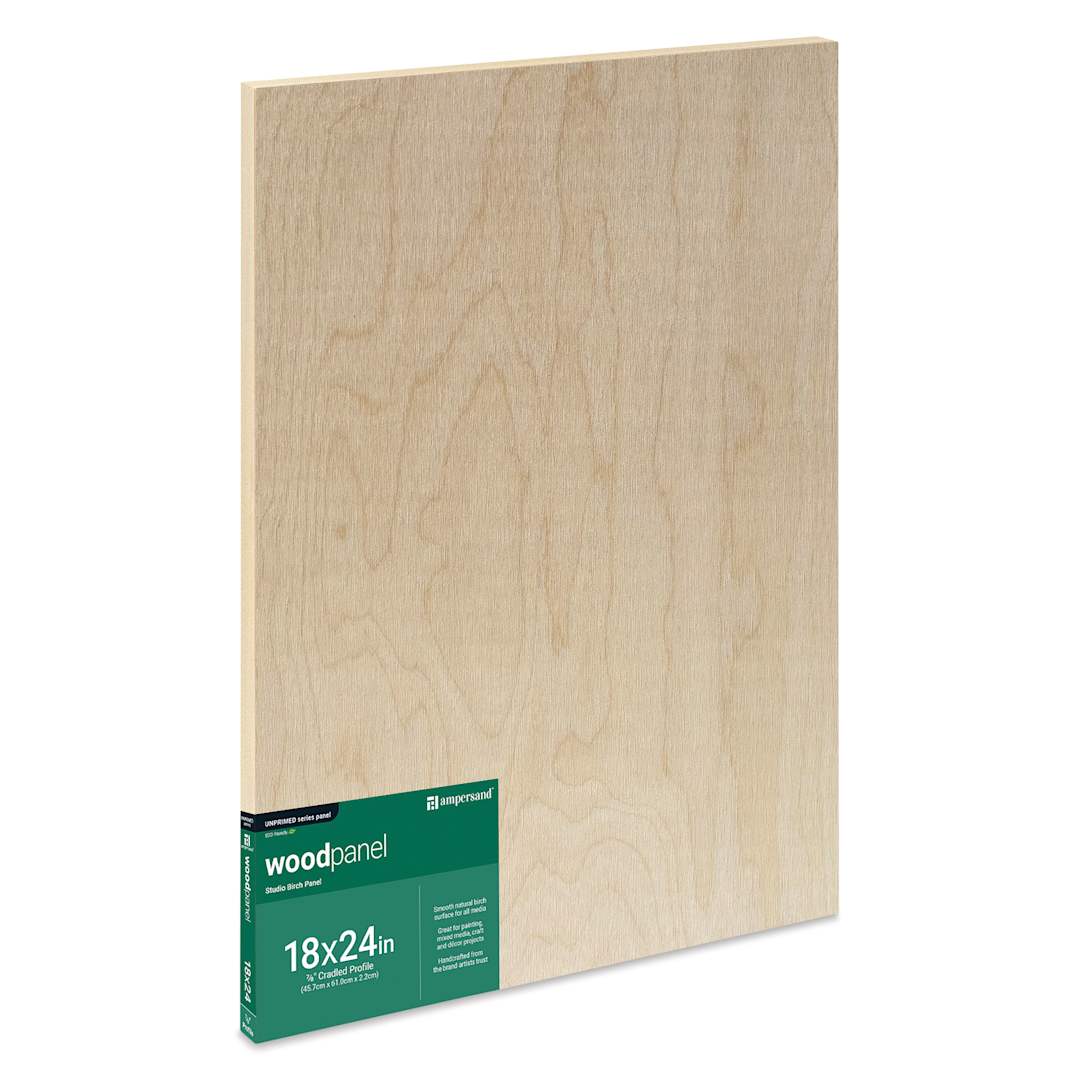 Open in modal - Ampersand Woodpanel - 18" x 24", 7/8 Cradle