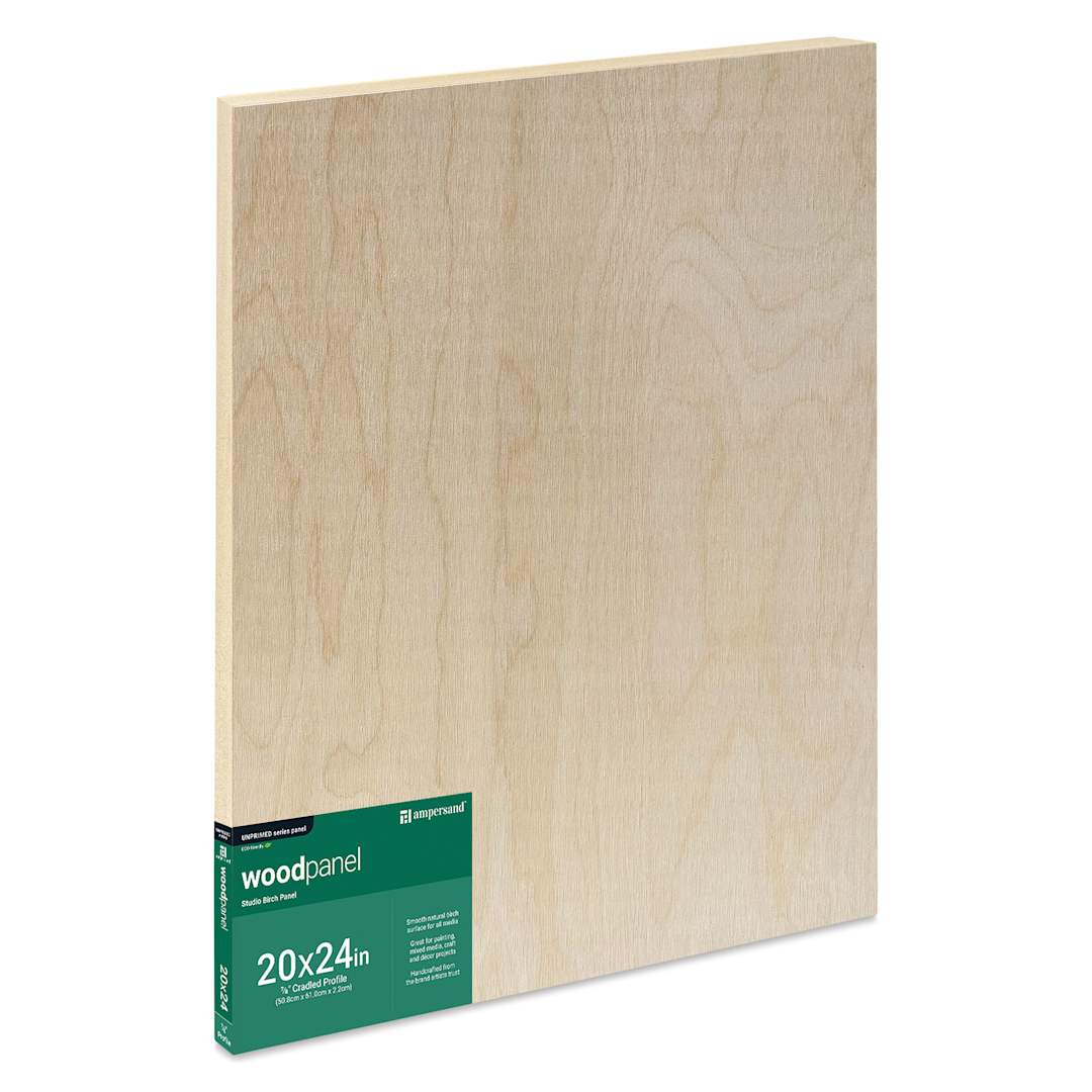 Open in modal - Ampersand Woodpanel - 20" x 24", 7/8 Cradle