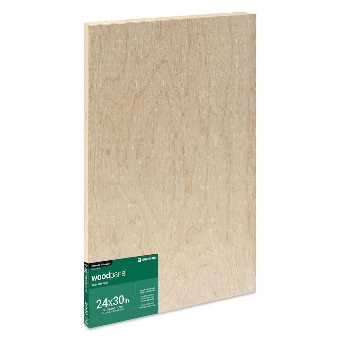 Open in modal - Ampersand Woodpanel - 24" x 30", 7/8 Cradle