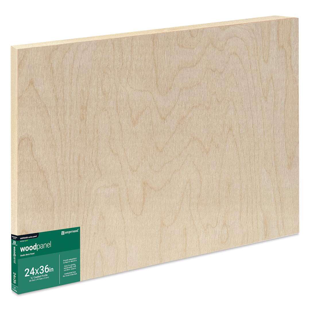 Open in modal - Ampersand Woodpanel - 24" x 36", 7/8 Cradle