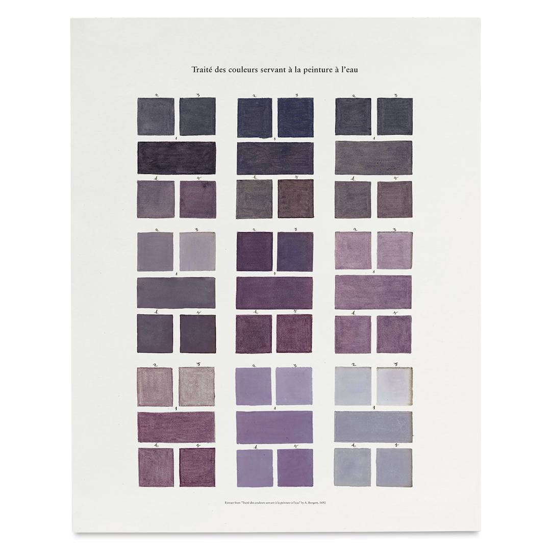 Open in modal - Roomytown Watercolor Swatches Fine Art Giclee Print - Purples, 11" x 14"